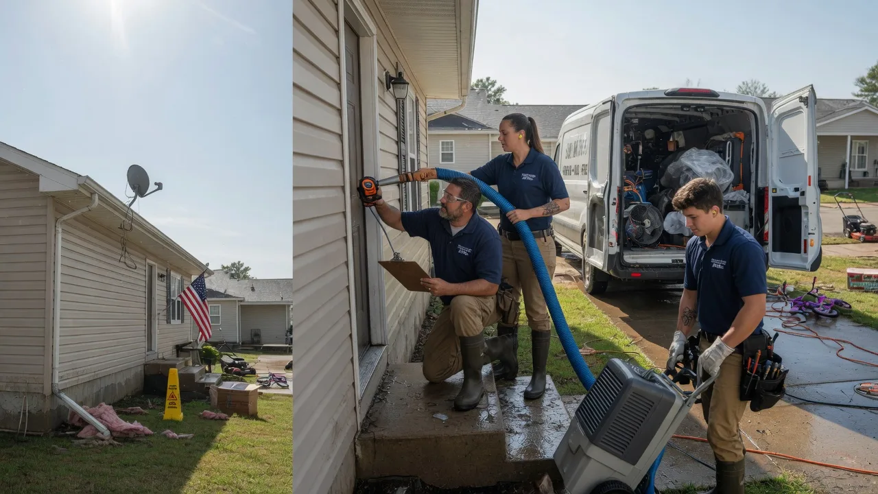 Ceiling Water Damage Restoration in Saint Charles, MI near me